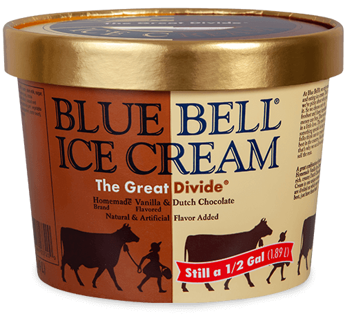Pint Size Blue Bell Assorted Flavors. Req Flavors - GJ Curbside