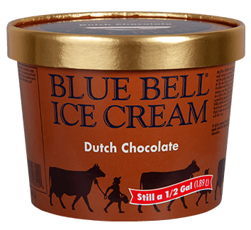 Blue Bell Dutch Chocolate in half gallon