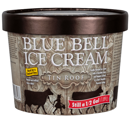 Tin Roof  Blue Bell Ice Cream