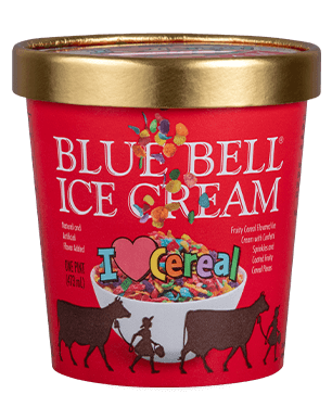 Blue Bell® Gold Rim Assorted Flavors Ice Cream Pint, 16 fl oz