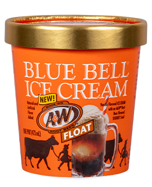 Blue Bell A&W® Root Beer Float Ice Cream in pint